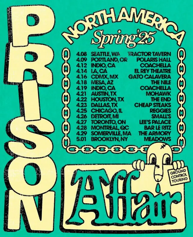 'Prison Affair' la banda del ponferradino Álvaro Ramón hace vibrar el festival Coachella 2025 2 'Prison Affair' la banda del ponferradino Álvaro Ramón hace vibrar el festival Coachella 2025 2