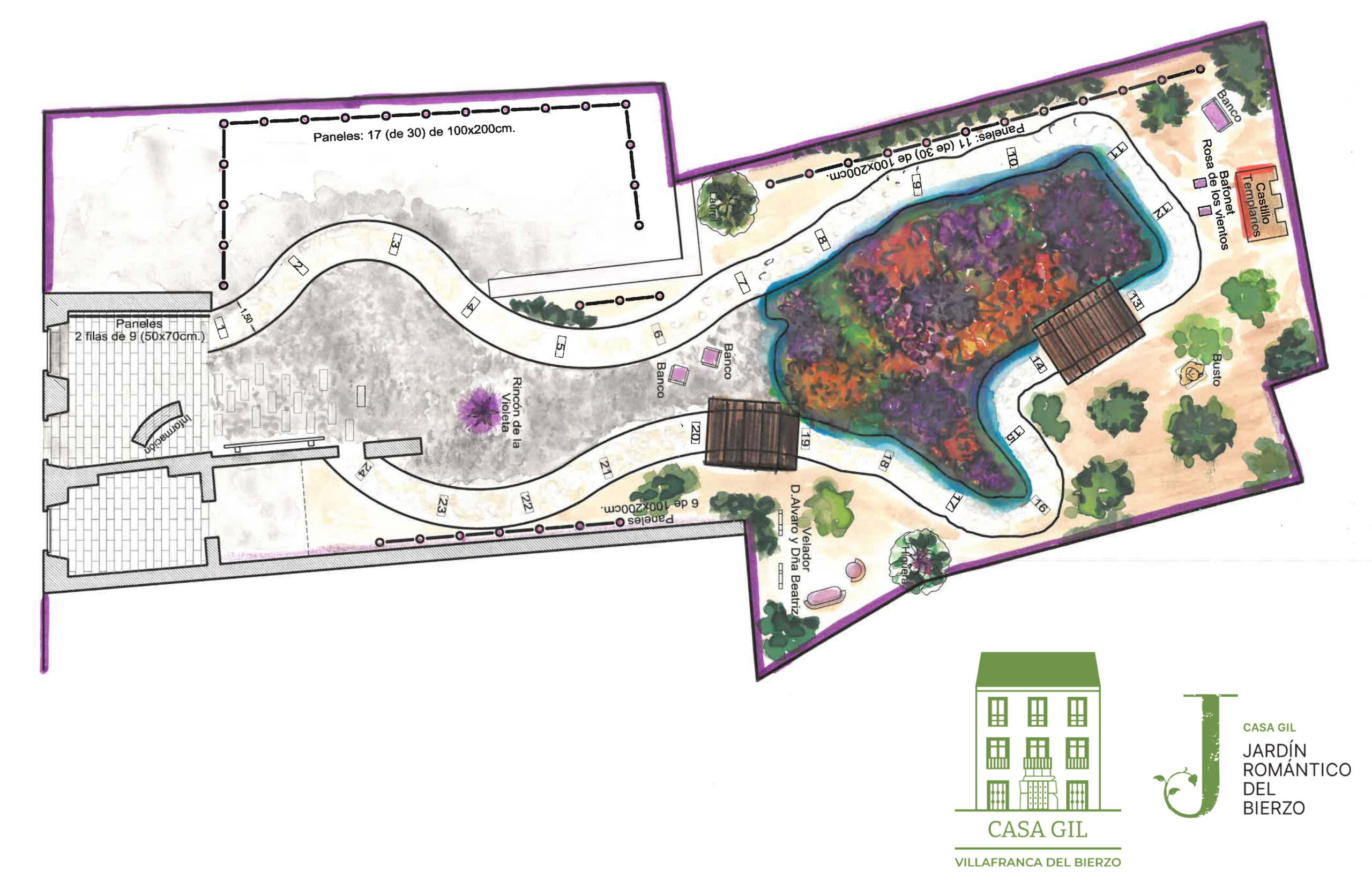 Conoce el Diseño del Jardín Romántico del Bierzo que abrirá al público el 1 de julio 2 Conoce el Diseño del Jardín Romántico del Bierzo que abrirá al público el 1 de julio 2