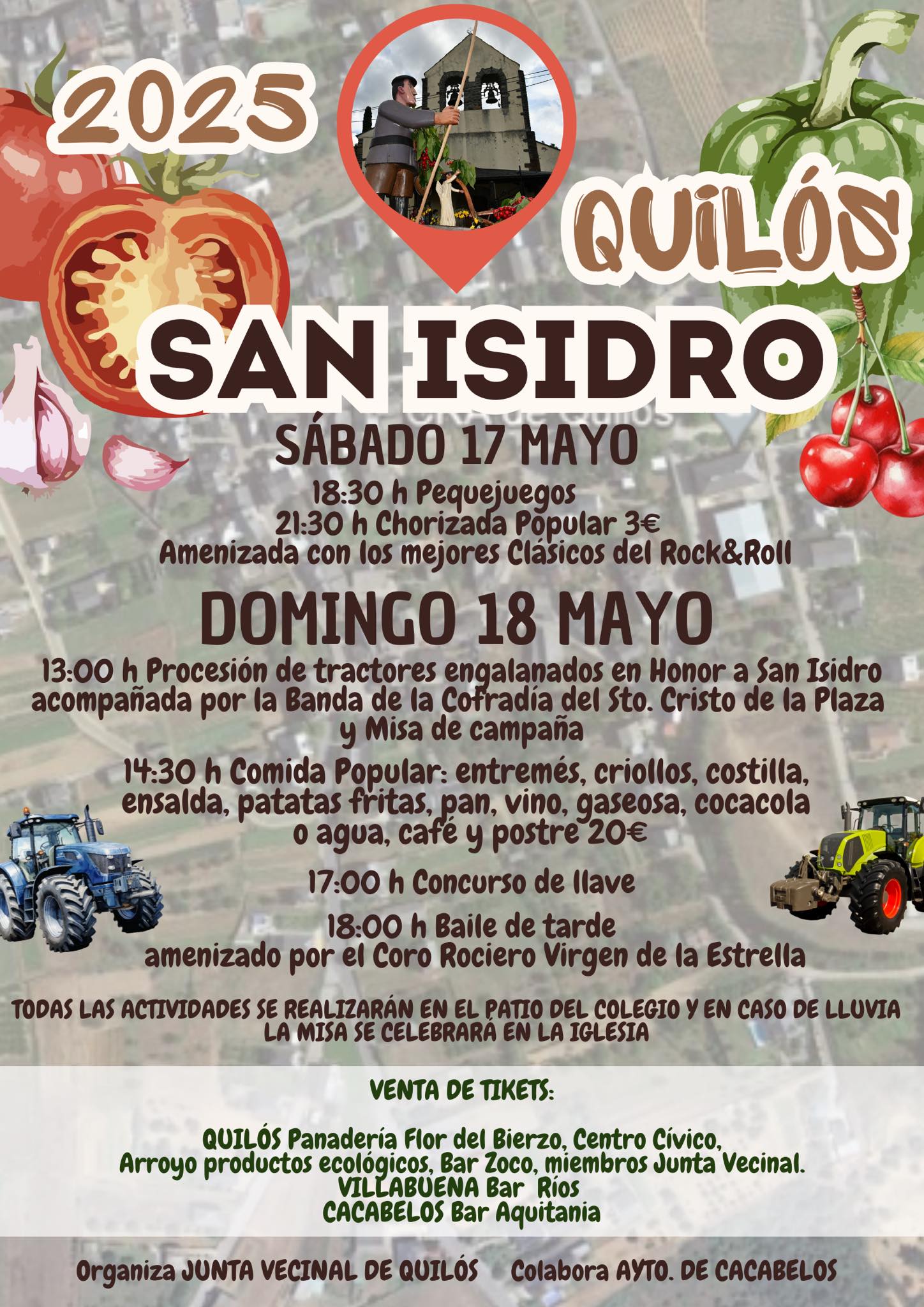 Fiestas en Honor a San Isidro en Quilós: chorizada, procesión de tractores y más 2 Fiestas en Honor a San Isidro en Quilós: chorizada, procesión de tractores y más 2