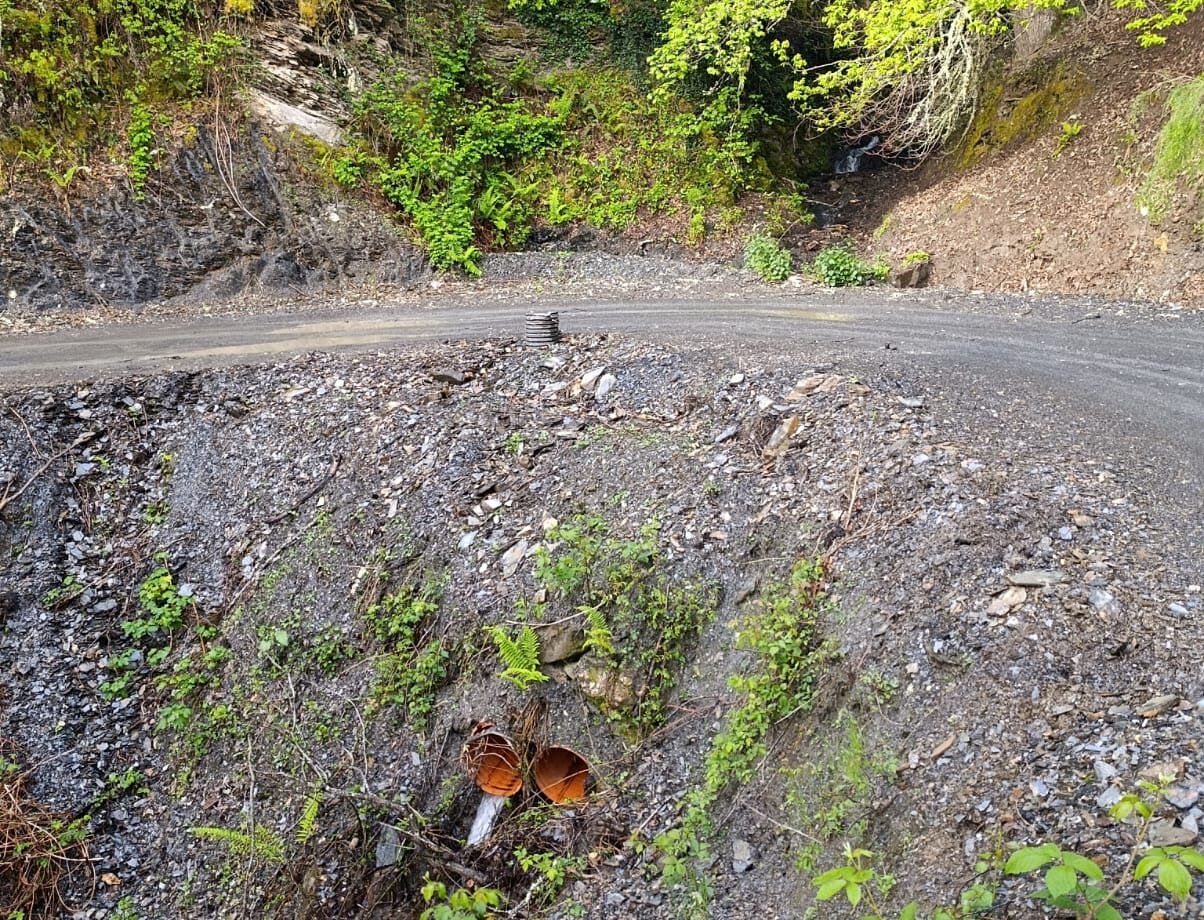 Finalizan las Obras de Infraestructura en el Acceso a las Captaciones de Agua de Santa Lucía de Valdueza 1