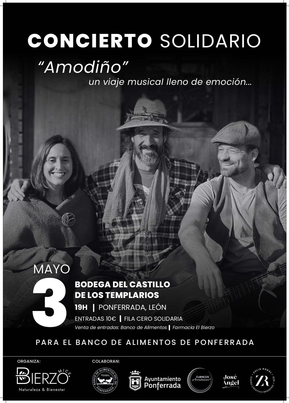 Solidaridad y música se unen en el concierto "Amodiño" a favor del Banco de Alimentos del Sil 2 Solidaridad y música se unen en el concierto "Amodiño" a favor del Banco de Alimentos del Sil 2