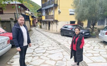 Medio Rural renueva el empedrado de Valdecañada y anuncia próximas actuaciones en Salas de los Barrios 2