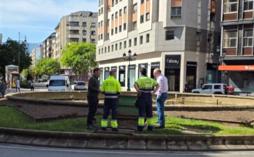 Ponferrada reactiva sus fuentes ornamentales e incorpora dos nuevos técnicos electromecánicos 2