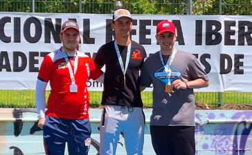 El arquero berciano Héctor González, subcampeón en el II Gran Premio Promesas Iberdrola de Tiro con Arco 1