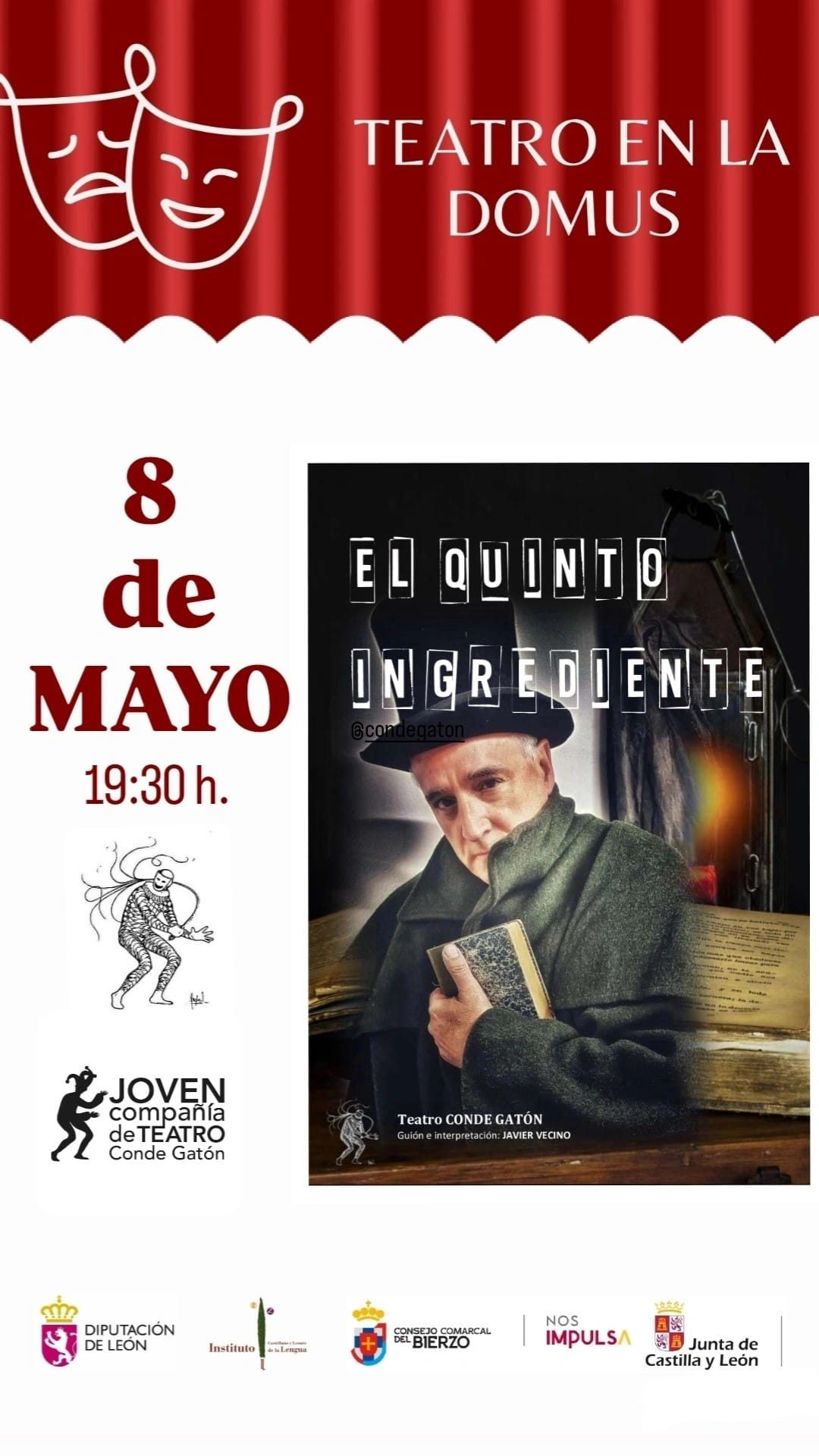 El Consejo Comarcal del Bierzo presenta este jueves "El Quinto Ingrediente" de Conde Gatón en la Domus de Carucedo 2 El Consejo Comarcal del Bierzo presenta este jueves "El Quinto Ingrediente" de Conde Gatón en la Domus de Carucedo 2