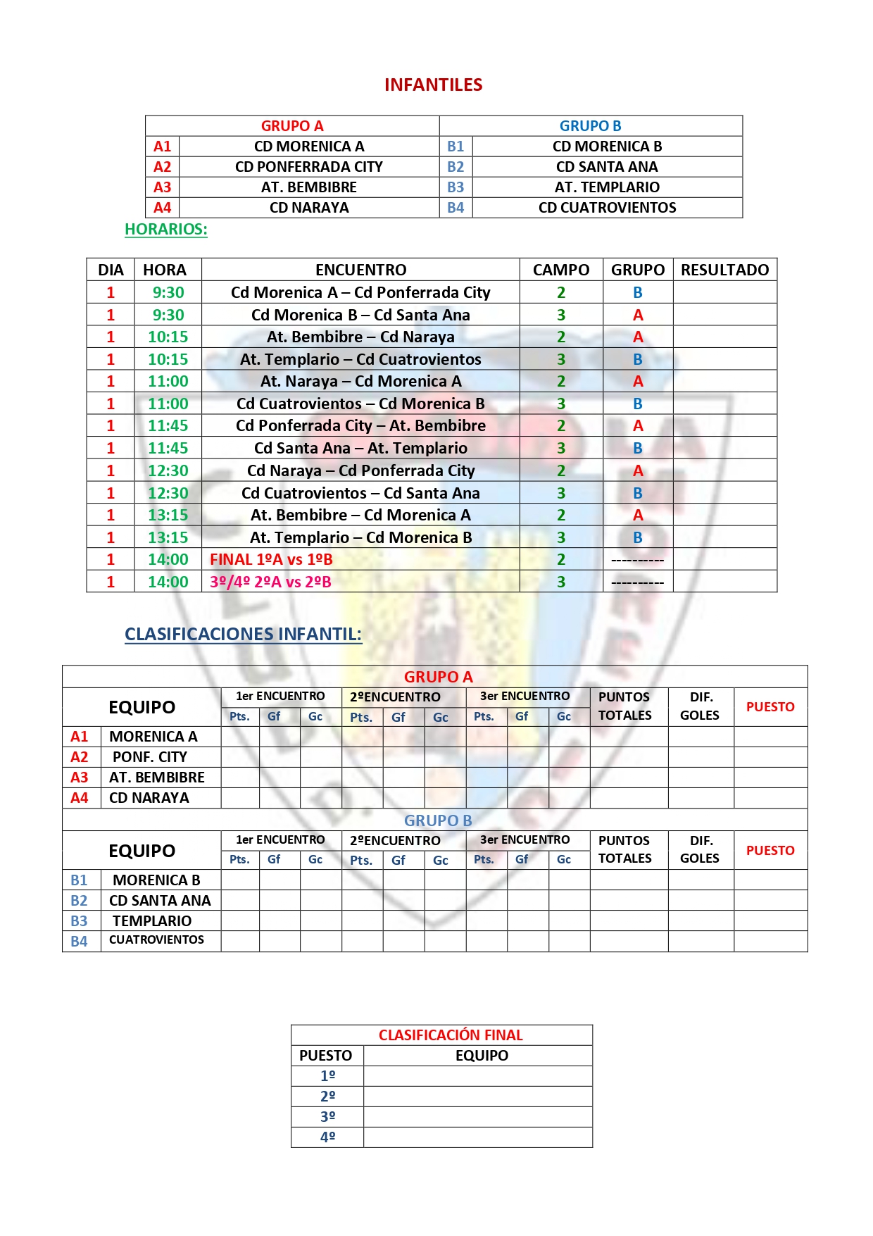 Ponferrada acoge este fin de semana la 29º edición del Torneo Social de Fútbol Base con la participación de 16 clubes 9