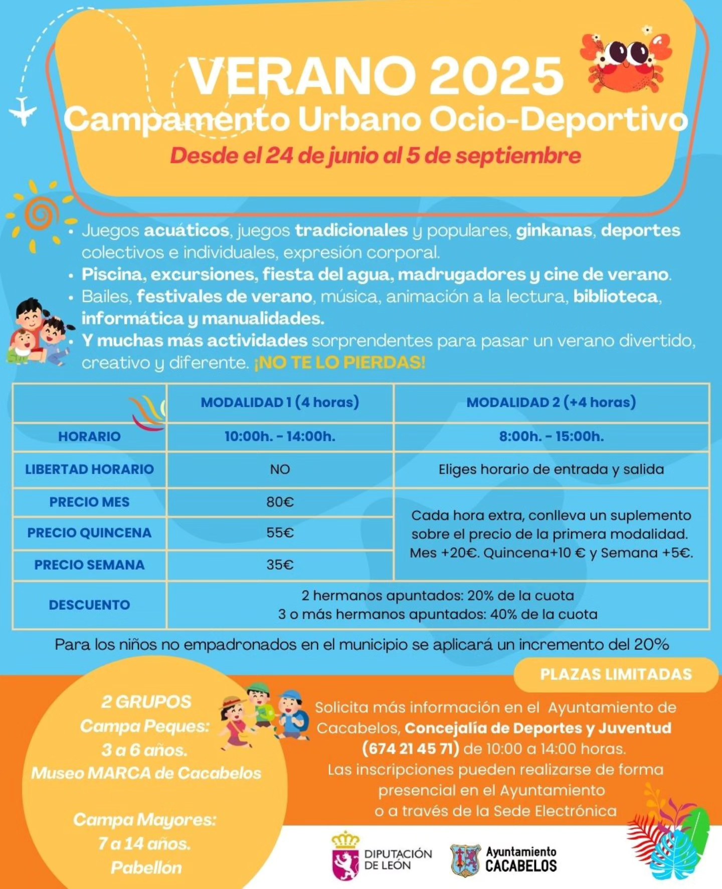 Campamentos de verano 2025 en el Bierzo para que disfruten los más peques 9