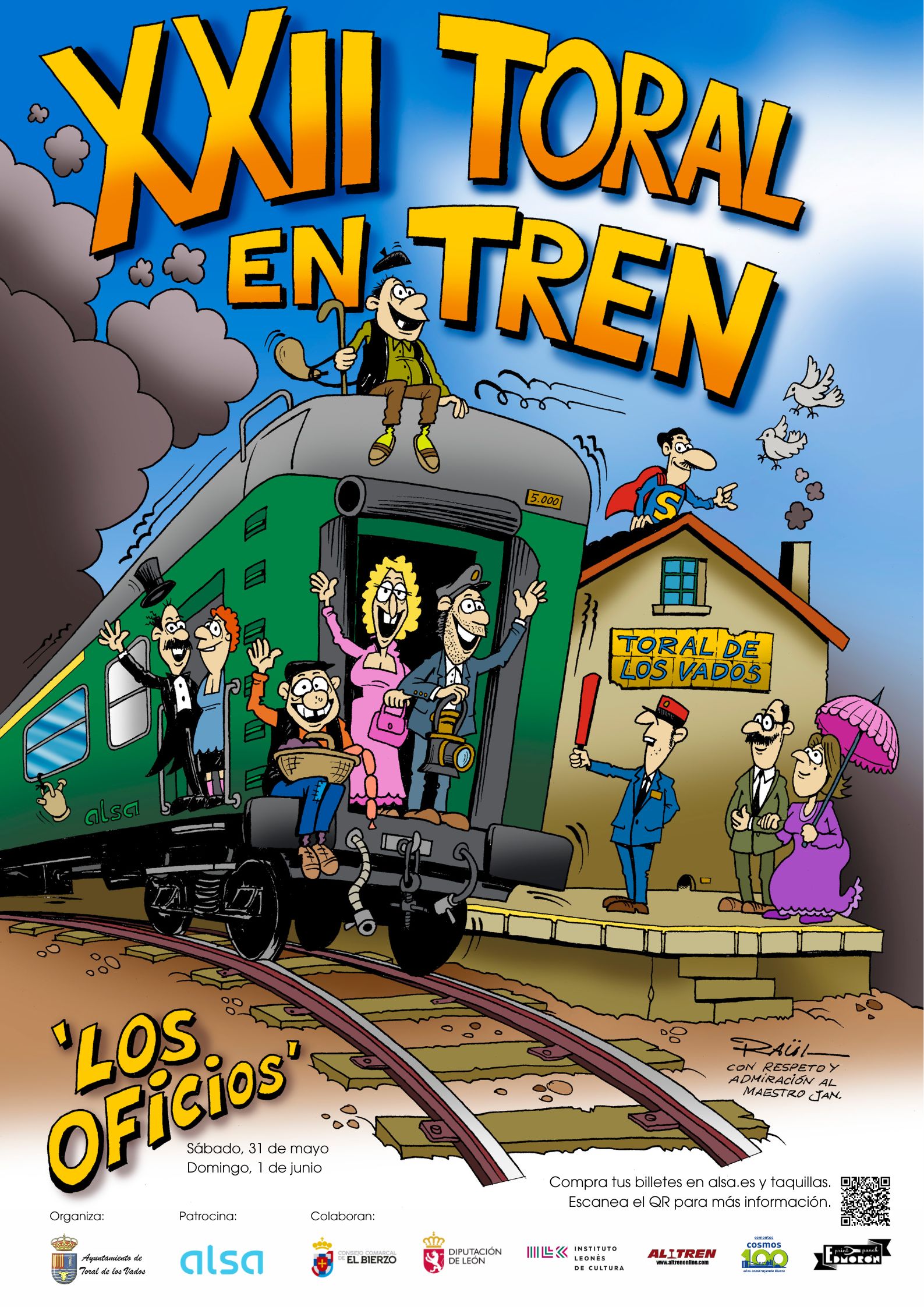 Alsa se convierte en el patrocinador principal de la XXII edición de Toral en Tren 2 Alsa se convierte en el patrocinador principal de la XXII edición de Toral en Tren 2