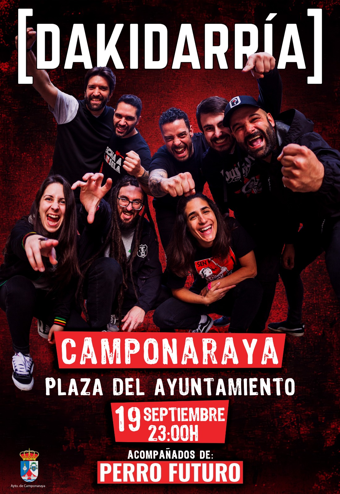 Camponaraya anuncia la actuación de Dakidarria para las fiestas de la Soledad 2025 2