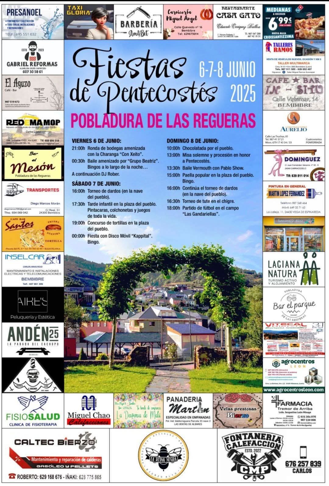 Pobladura de las Regueras se prepara para celebrar las Fiestas de Pentecostés 2025 2 Pobladura de las Regueras se prepara para celebrar las Fiestas de Pentecostés 2025 2