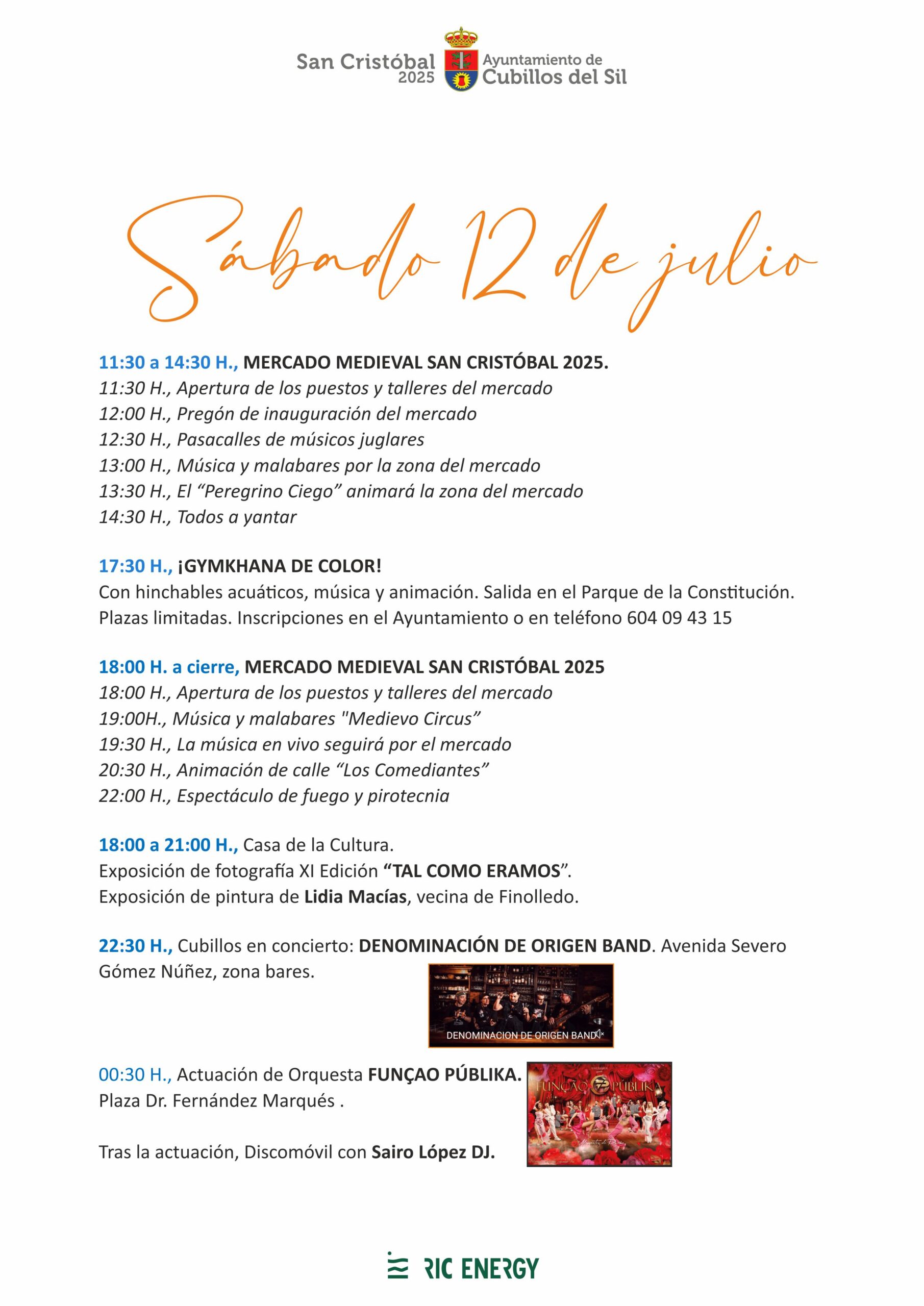 Programa de fiestas de San Cristóbal en Cubillos del Sil, La Orquesta Panorama, deporte, tradiciones y mucho más 6 Programa de fiestas de San Cristóbal en Cubillos del Sil, La Orquesta Panorama, deporte, tradiciones y mucho más 6