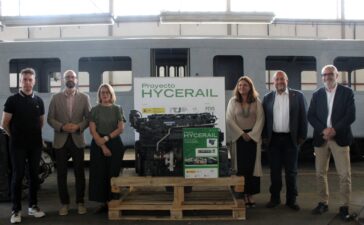 Villablino acoge la presentación del primer motor de hidrógeno verde para trenes del proyecto Hycerail 2