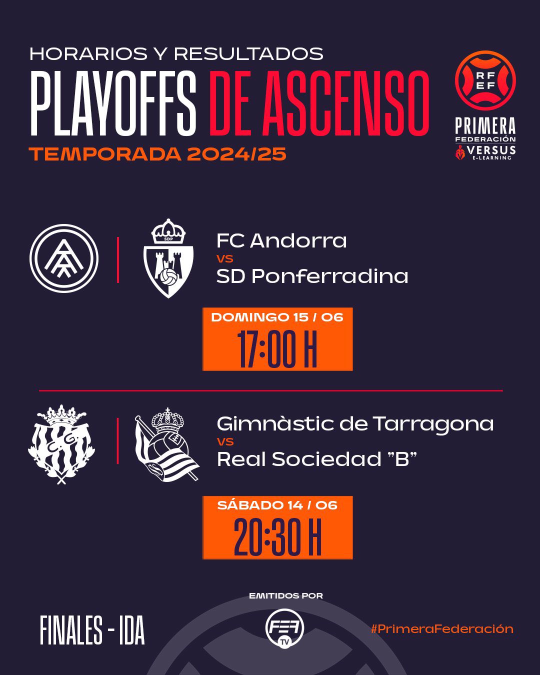 Ya se conocen los horarios de los partidos del Playoff de Ascenso para la SD Ponferradina 2
