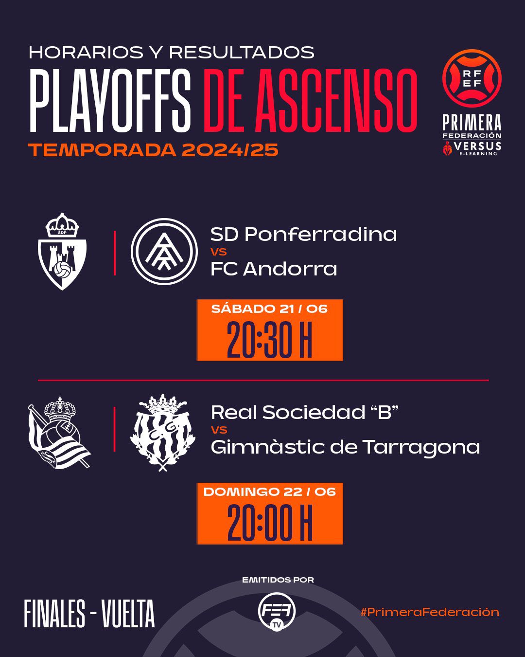 Ya se conocen los horarios de los partidos del Playoff de Ascenso para la SD Ponferradina 3