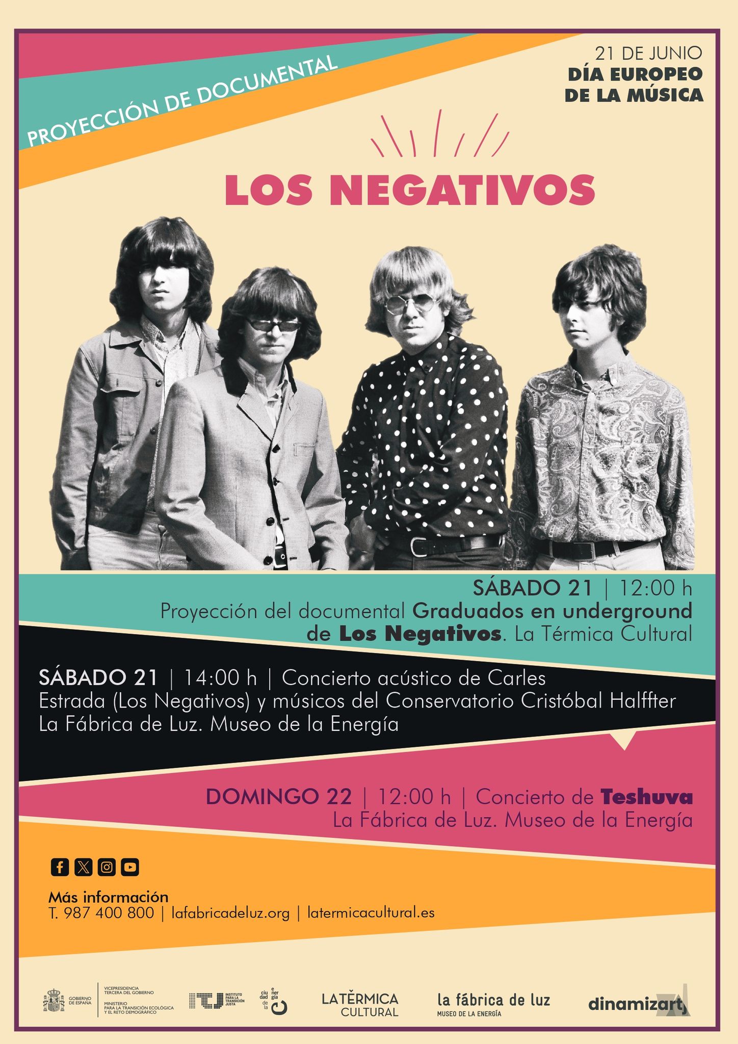 Ponferrada se viste de música: homenaje irrepetible a Los Negativos en el Día de la Música 2 Ponferrada se viste de música: homenaje irrepetible a Los Negativos en el Día de la Música 2