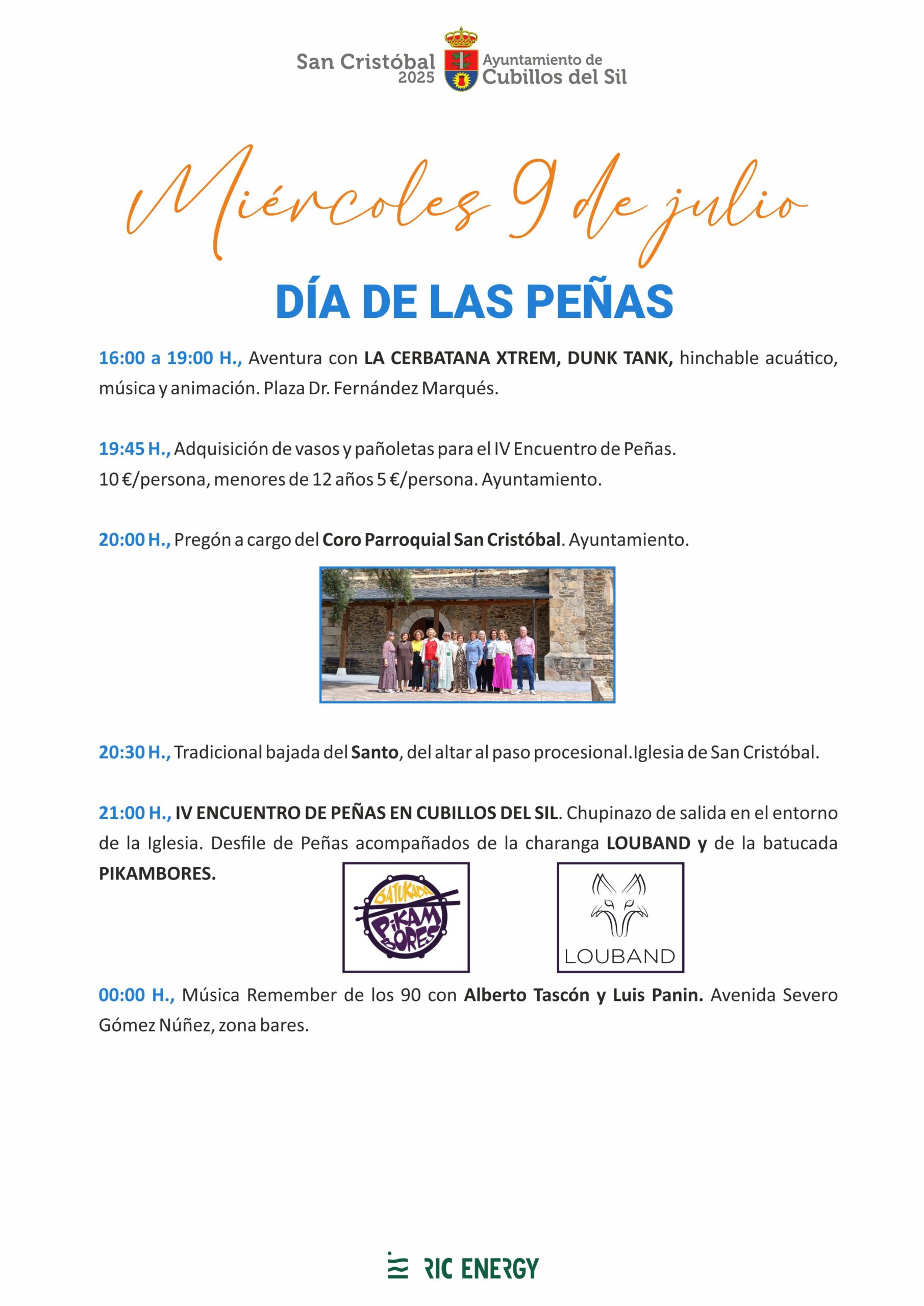 Programa de fiestas de San Cristóbal en Cubillos del Sil, La Orquesta Panorama, deporte, tradiciones y mucho más 3 Programa de fiestas de San Cristóbal en Cubillos del Sil, La Orquesta Panorama, deporte, tradiciones y mucho más 3