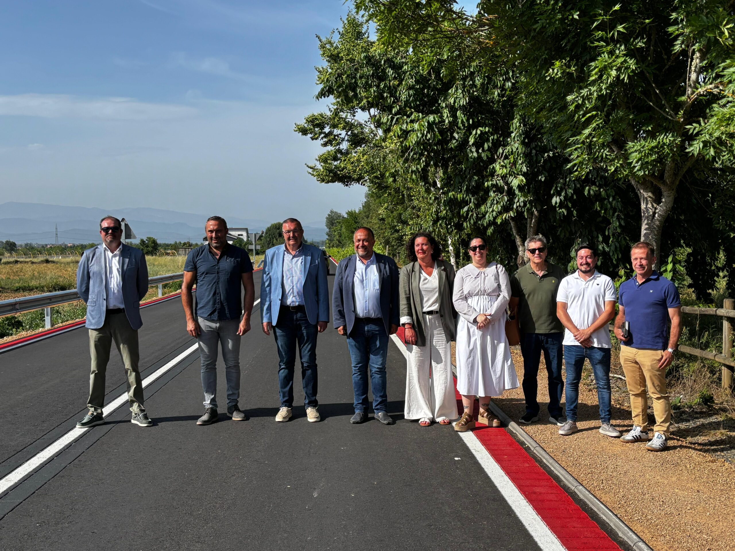 Diputación de León finaliza las obras de mejora en la carretera LE-5246 entre Cacabelos y Arganza con una inversión de 1,6 millones de euros 1