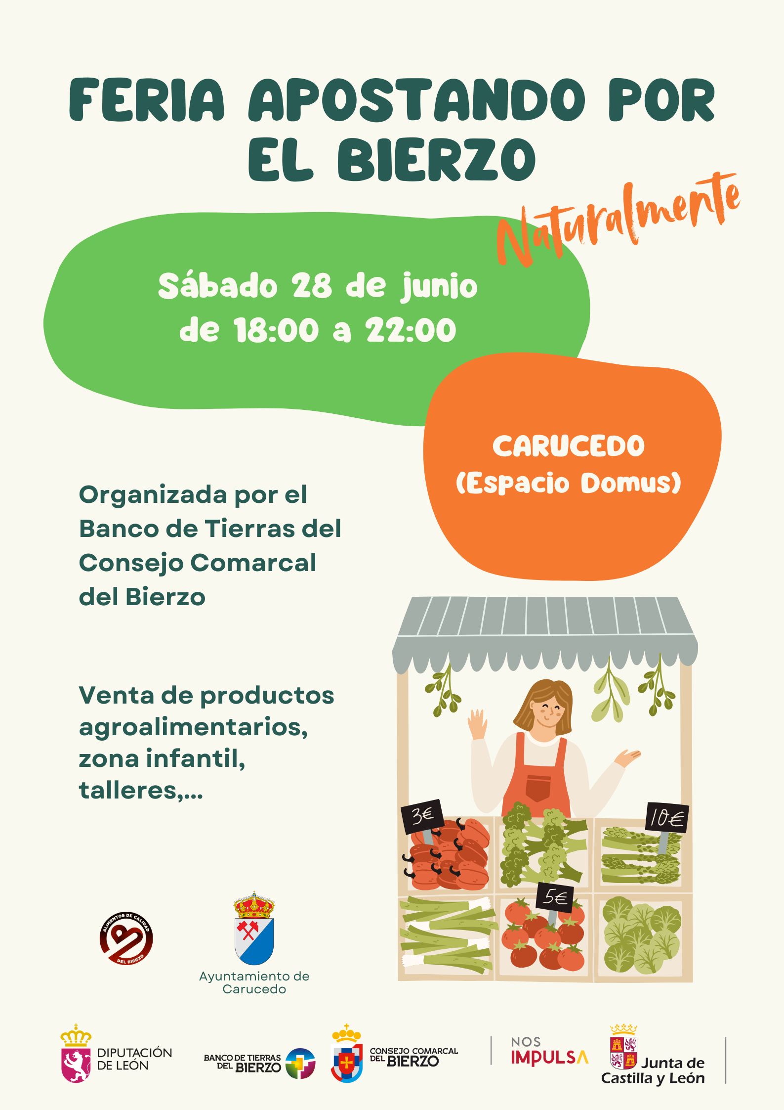 Las ferias 'Apostando por el Bierzo naturalmente inundará de productos km0 Carucedo, Castropodame y Candín 2 Las ferias 'Apostando por el Bierzo naturalmente inundará de productos km0 Carucedo, Castropodame y Candín 2