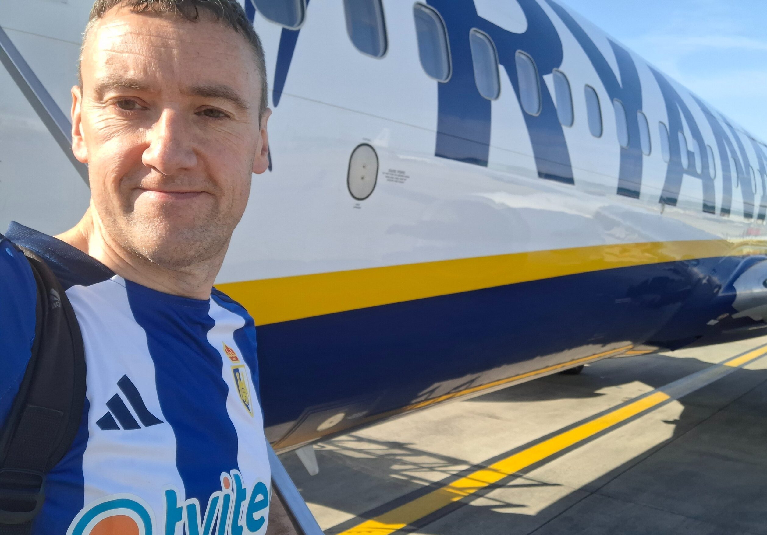 Chris Pidgeon, el hincha británico de la Ponferradina estará hoy en el Toralín en su noche más importante 1