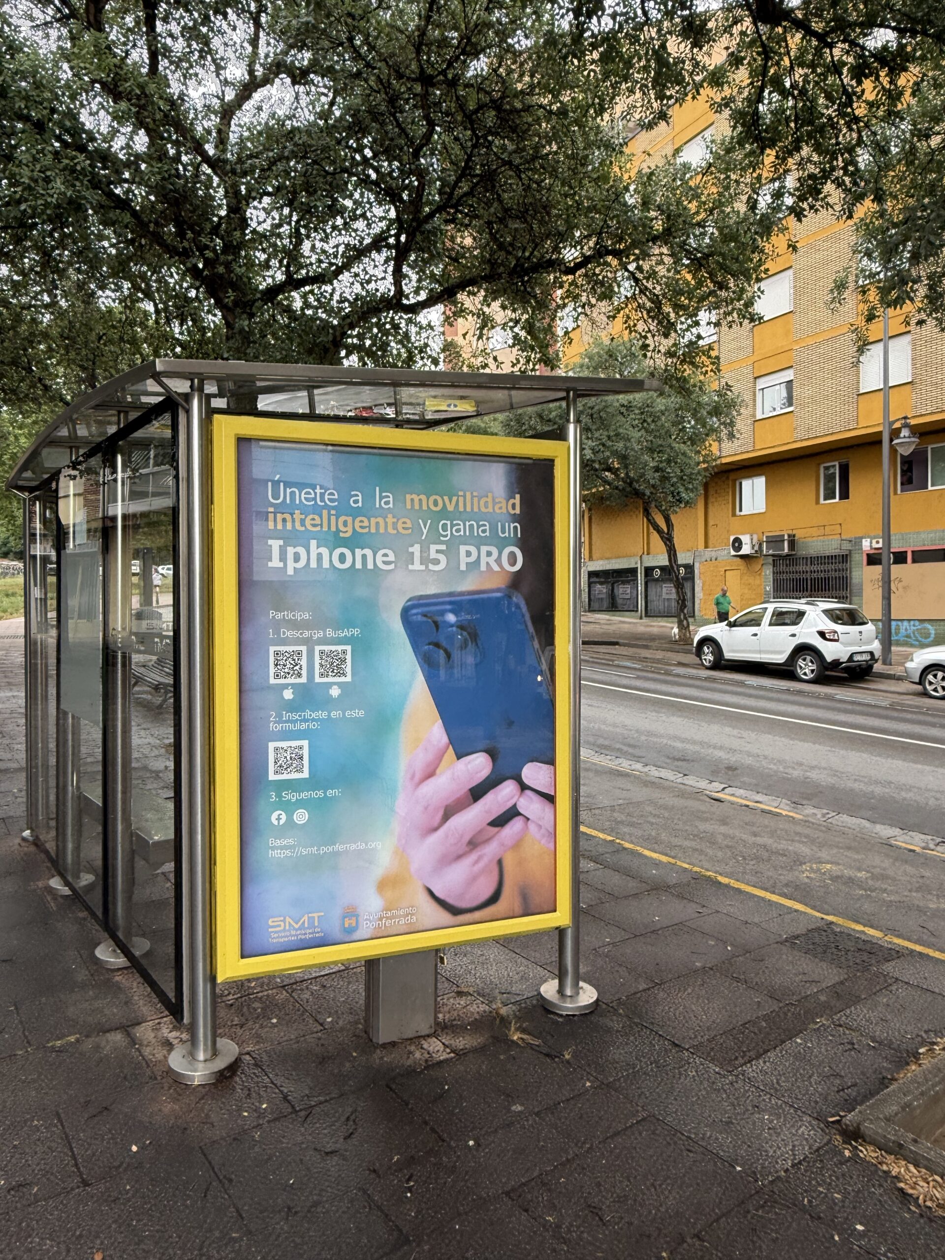 El Servicio Municipal de Transportes de Ponferrada sortea un iPhone 15 Pro entre los usuarios de su app 2 El Servicio Municipal de Transportes de Ponferrada sortea un iPhone 15 Pro entre los usuarios de su app 2