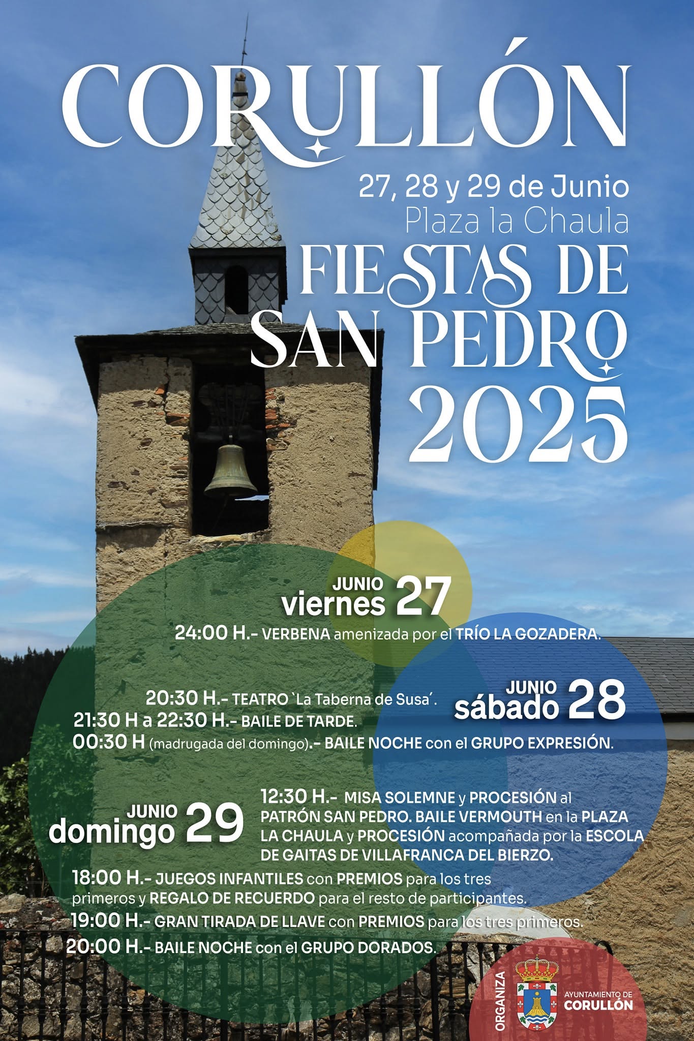 Corullón celebra las Fiestas de San Pedro 2025 con música, tradición y diversión para todos 1 Corullón celebra las Fiestas de San Pedro 2025 con música, tradición y diversión para todos 1