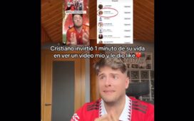 La emocionada reacción del influencer ponferradino Roberto López 'Rupa' al Like de Cristiano Ronaldo en uno de sus vídeos 12
