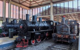locomotoras museo ferrocarril ponferrada