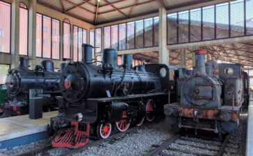 locomotoras museo ferrocarril ponferrada