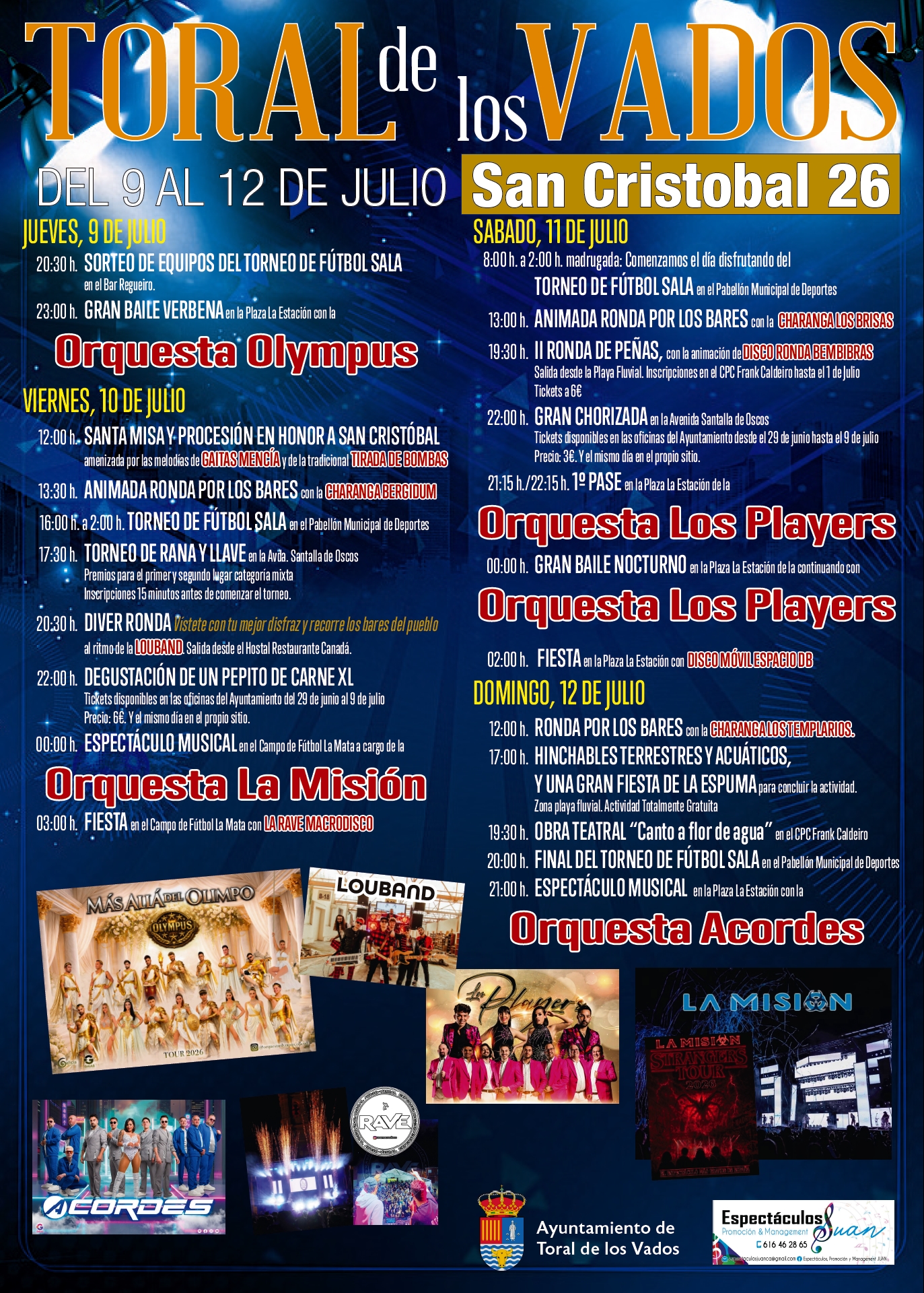 Fiestas toral de los vados 2026